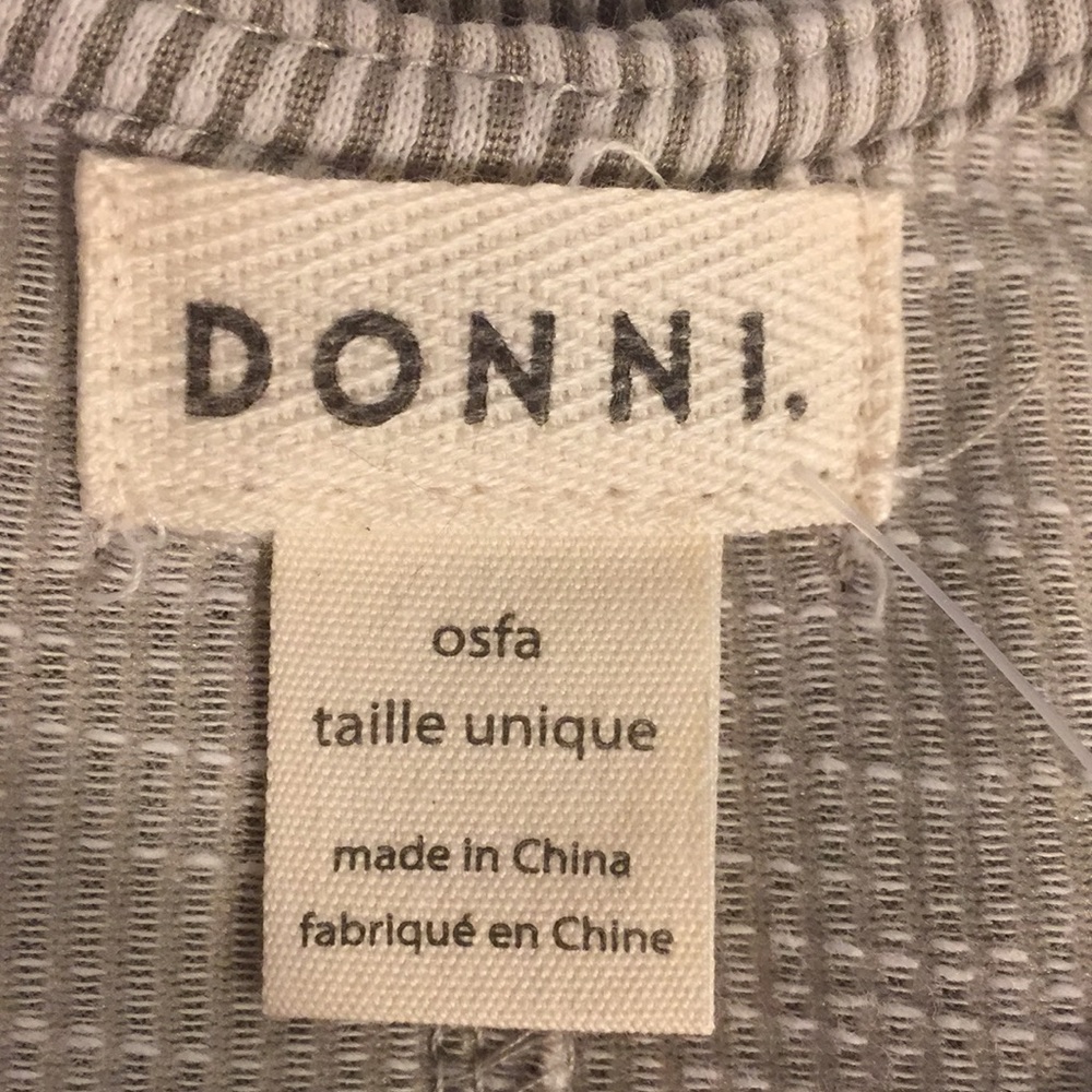 DONNI Ribbed Sandwash Cardigan - Picture 8 of 10